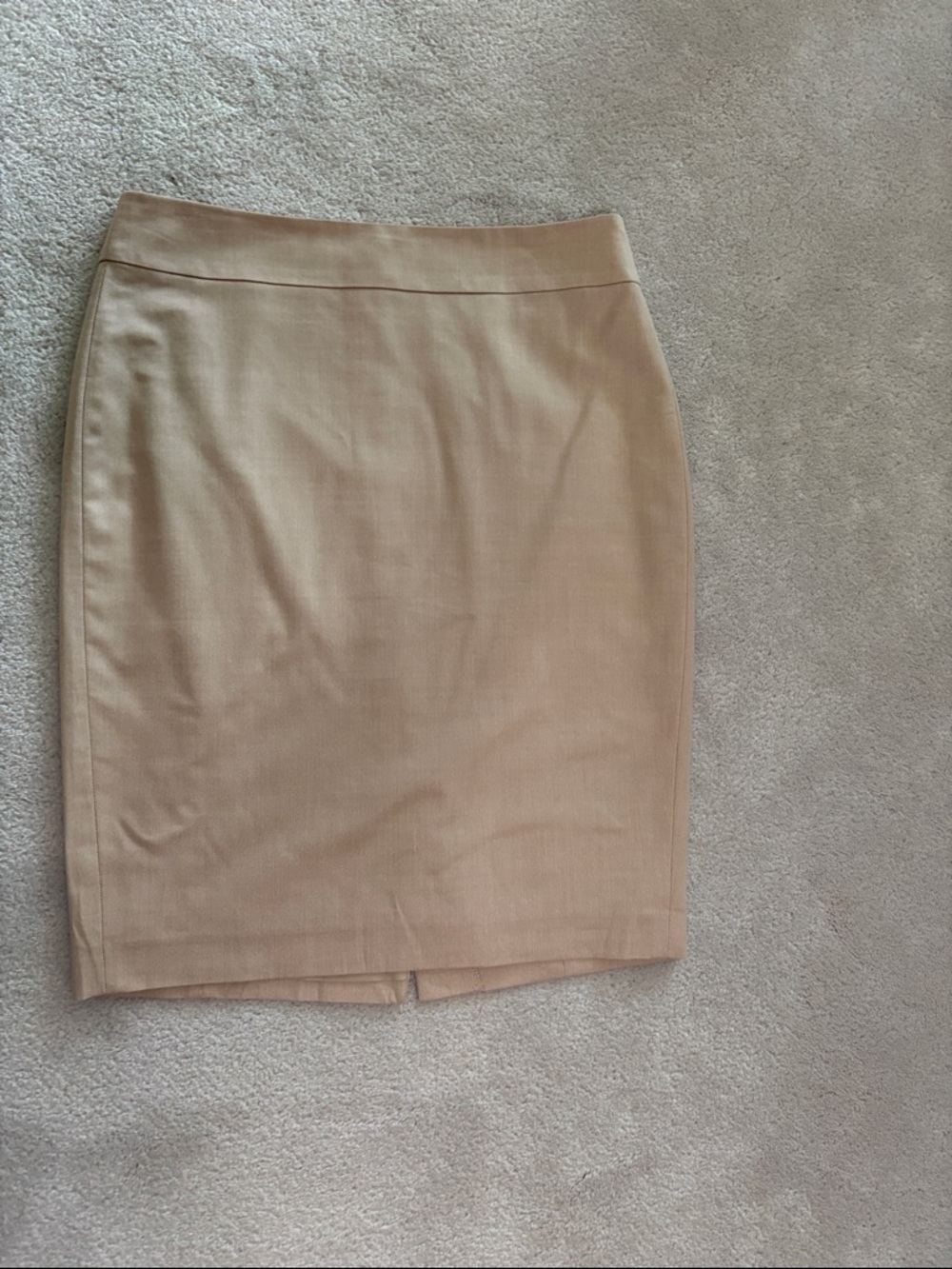 Skirt - Ann Taylor Beige Pencil Skirt